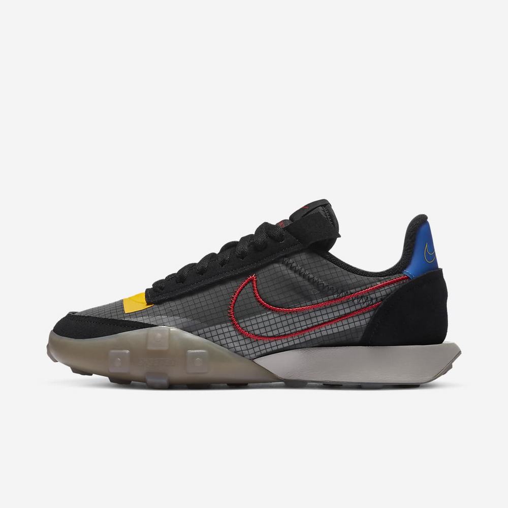 Sneakers Nike Waffle Racer 2X Noir 5780-269 Black/Enigma Stone/Solar Flare/University Red Femme | JQQ-42736719